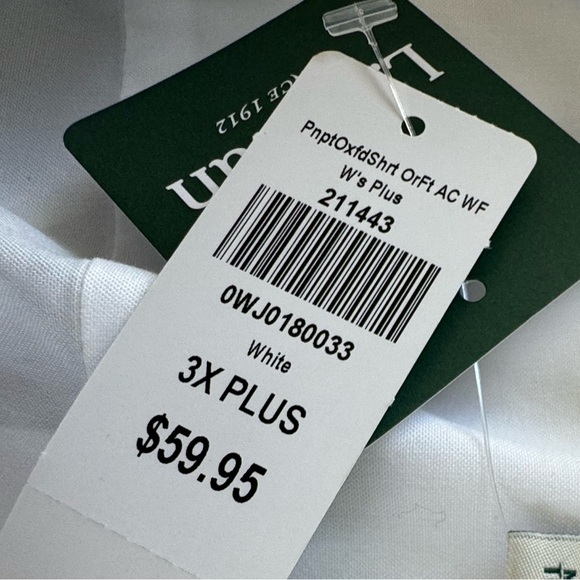 L.L. Bean Wrinkle-Free Pinpoint Oxford Cotton Shirt - Picture 10 of 10